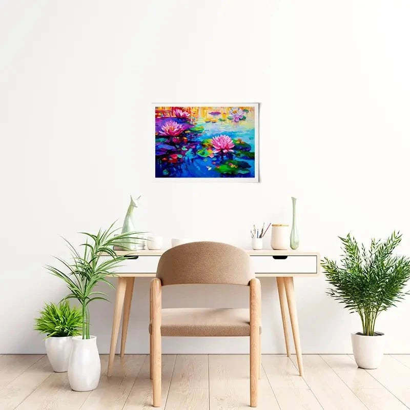 Colourful Lily Lake Art Print Colourful Lily Lake Art Print wall art product Ivailo Nikolov / Shutterstock