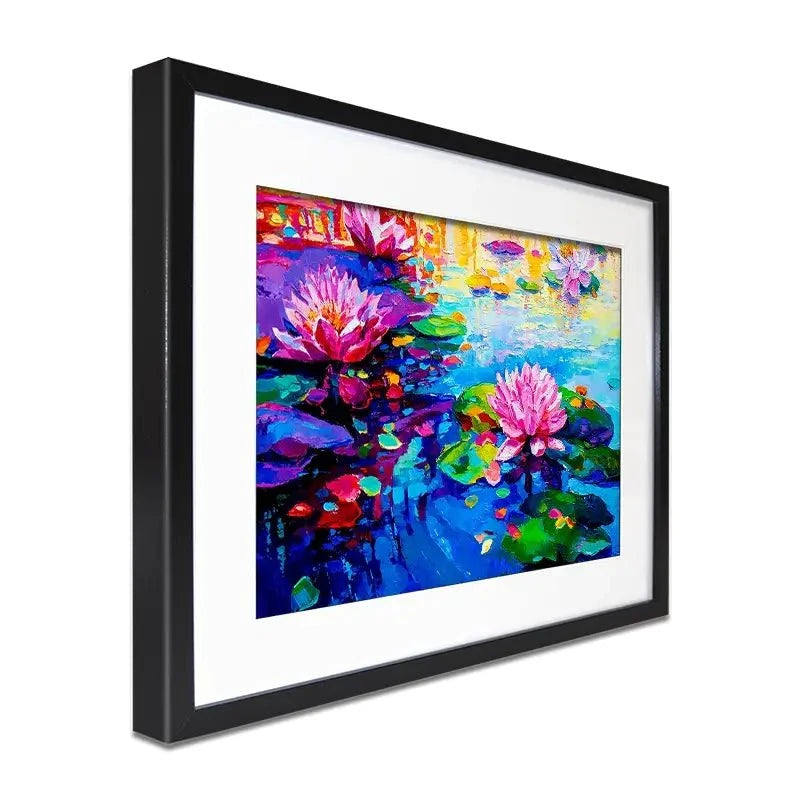 Colourful Lily Lake Framed Art Print Colourful Lily Lake Framed Art Print wall art product Ivailo Nikolov / Shutterstock