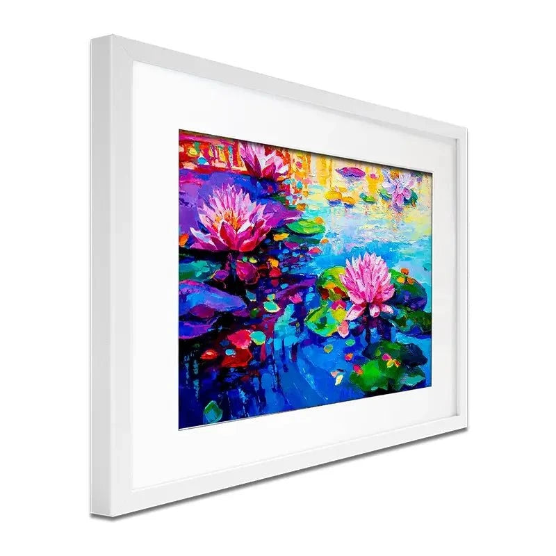 Colourful Lily Lake Framed Art Print Colourful Lily Lake Framed Art Print wall art product Ivailo Nikolov / Shutterstock