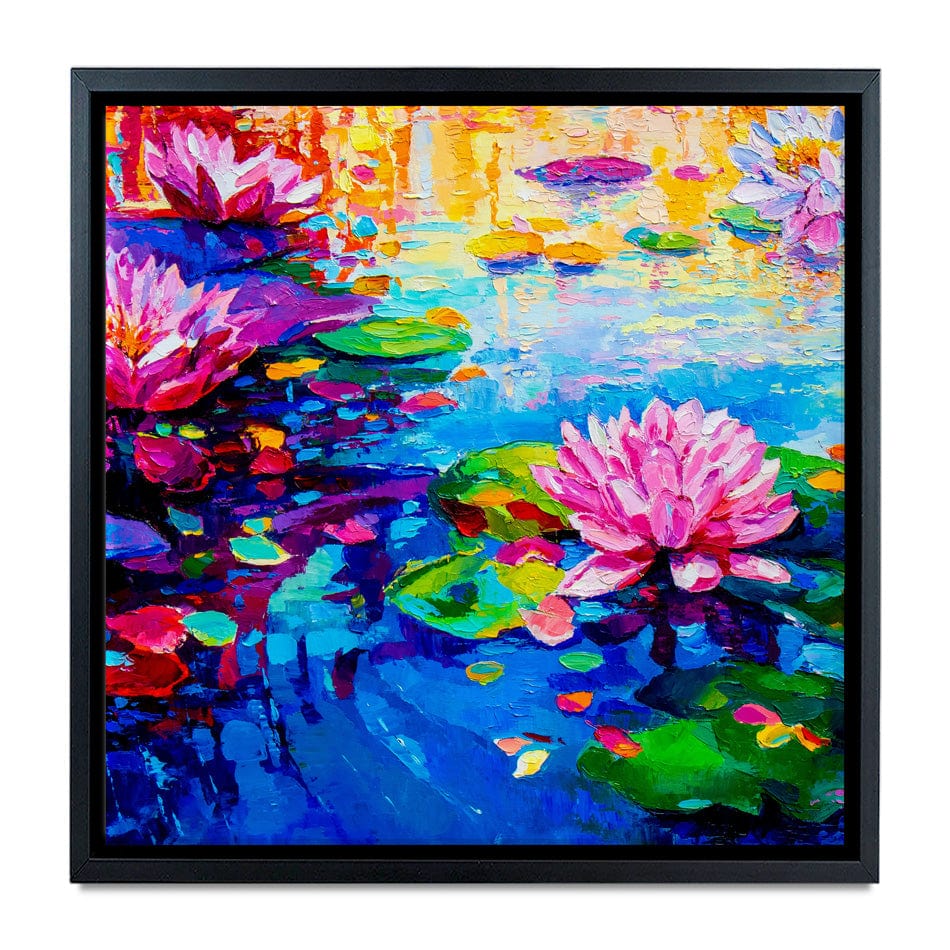 Colourful Lily Lake Square Canvas Print wall art product Ivailo Nikolov / Shutterstock