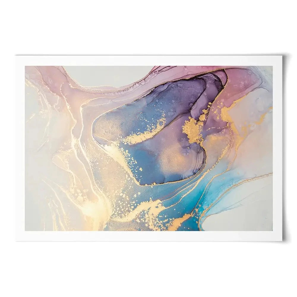 Colourful Marble Art Print Colourful Marble Art Print wall art product coldsun777 / Shutterstock