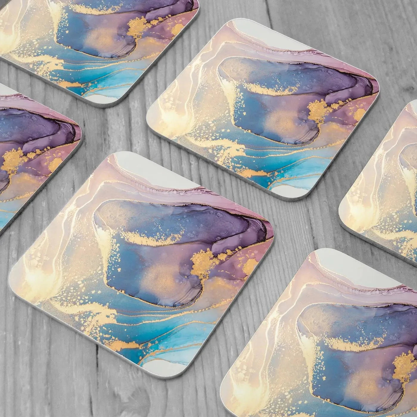 Colourful Marble Coaster Set Colourful Marble Coaster Set wall art product coldsun777 / Shutterstock