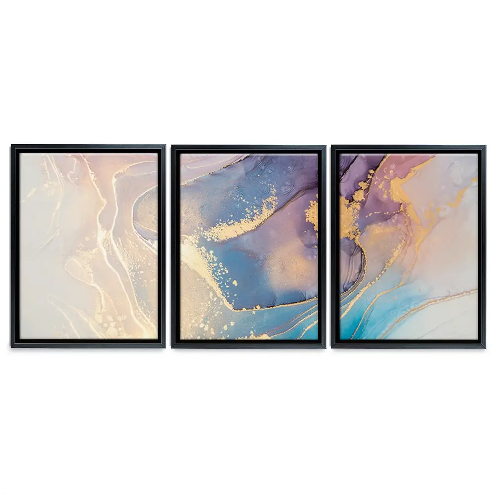 Colourful Marble Trio Canvas Print Colourful Marble Trio Canvas Print wall art product coldsun777 / Shutterstock