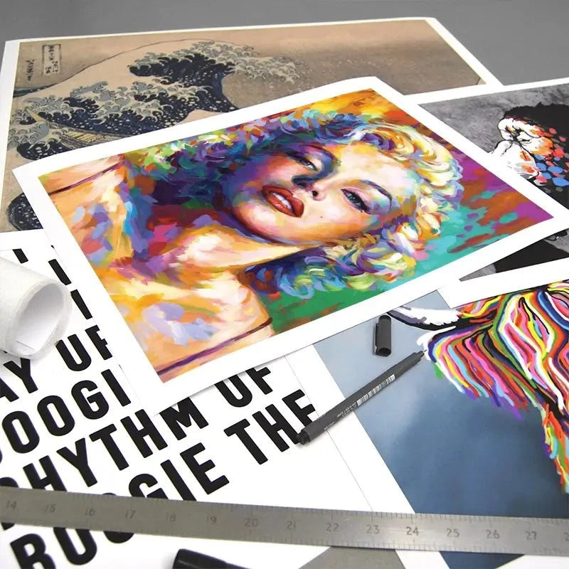 Colourful Marilyn Monroe Art Print Colourful Marilyn Monroe Art Print wall art product Leon Devenice