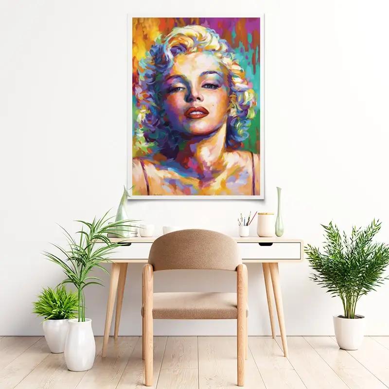 Colourful Marilyn Monroe Art Print Colourful Marilyn Monroe Art Print wall art product Leon Devenice