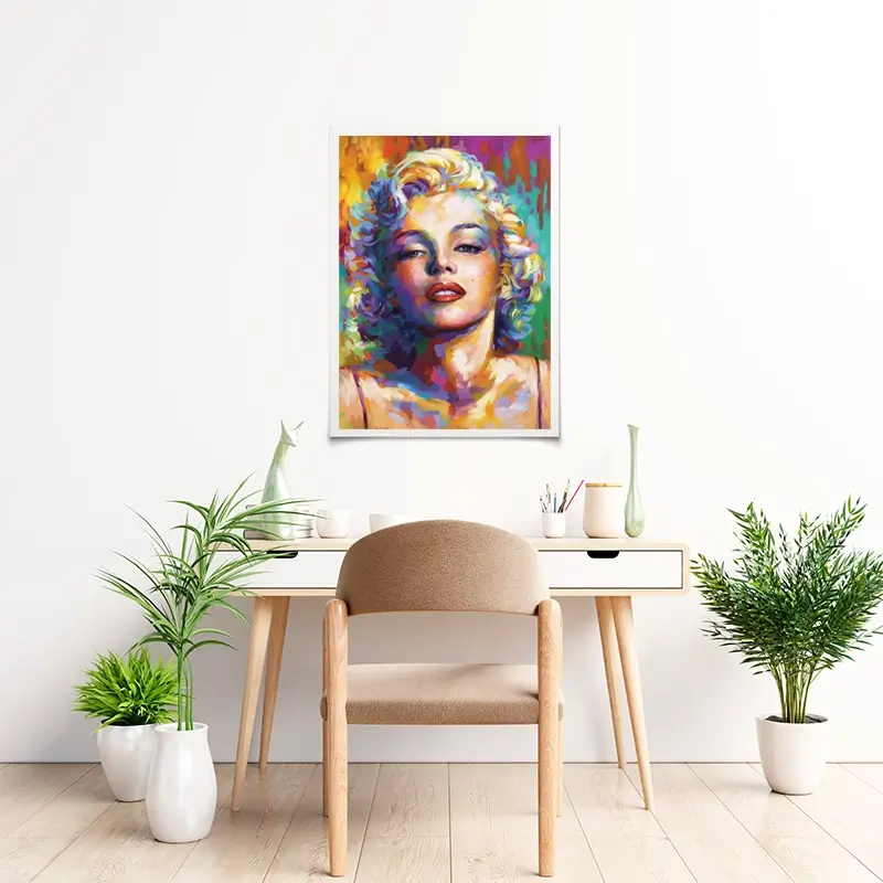 Colourful Marilyn Monroe Art Print Colourful Marilyn Monroe Art Print wall art product Leon Devenice