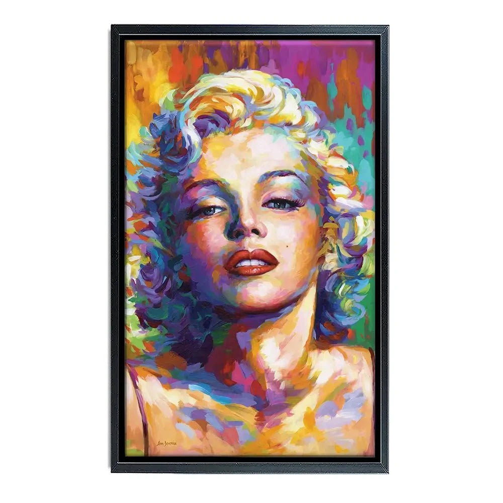 Colourful Marilyn Monroe Canvas Print Colourful Marilyn Monroe Canvas Print wall art product Leon Devenice