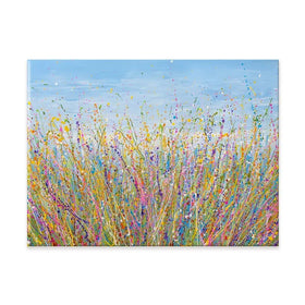 Colourful Meadow Canvas Print Colourful Meadow Canvas Print wall art product Olga Tkachyk