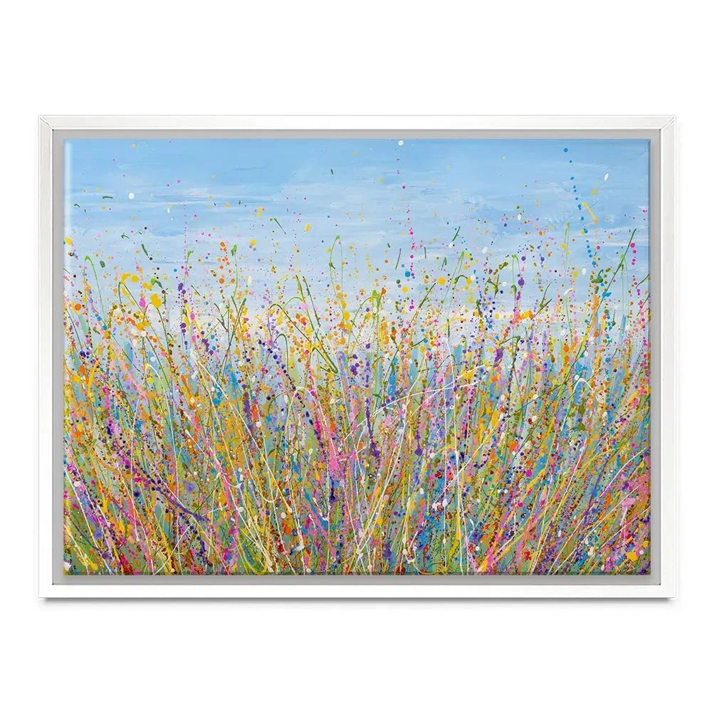 Colourful Meadow Canvas Print Colourful Meadow Canvas Print wall art product Olga Tkachyk