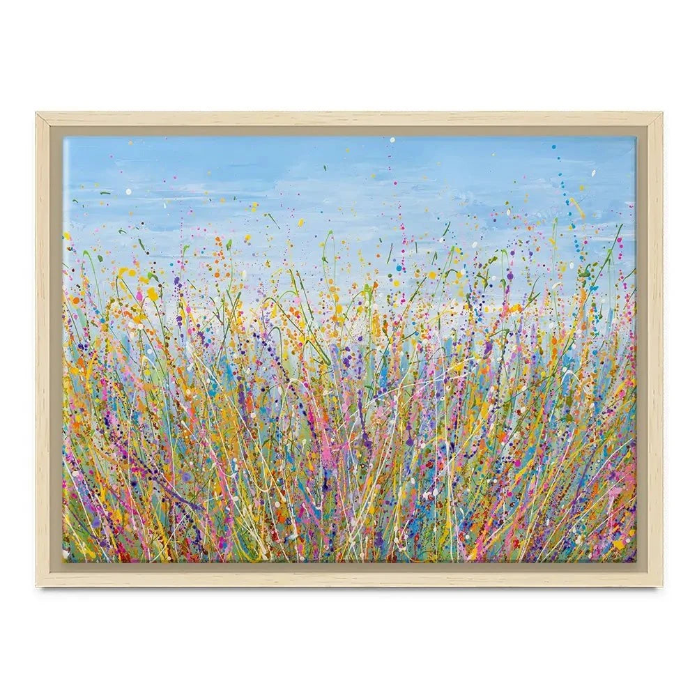Colourful Meadow Canvas Print Colourful Meadow Canvas Print wall art product Olga Tkachyk