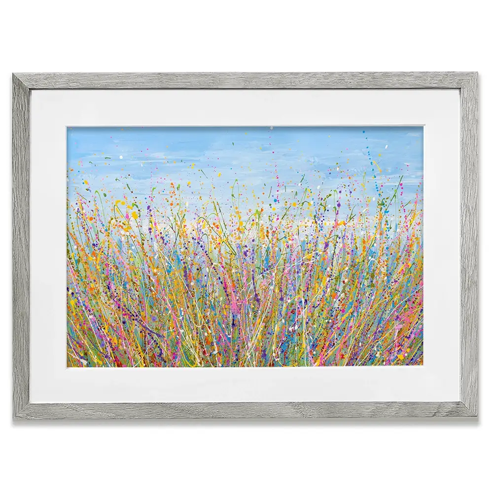 Colourful Meadow Framed Art Print Colourful Meadow Framed Art Print wall art product Olga Tkachyk