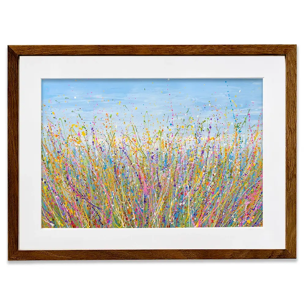 Colourful Meadow Framed Art Print Colourful Meadow Framed Art Print wall art product Olga Tkachyk