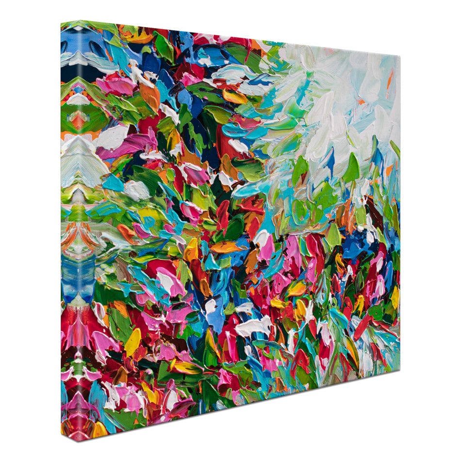 Colourful Nature Square Canvas Print wall art product Olga Tkachyk