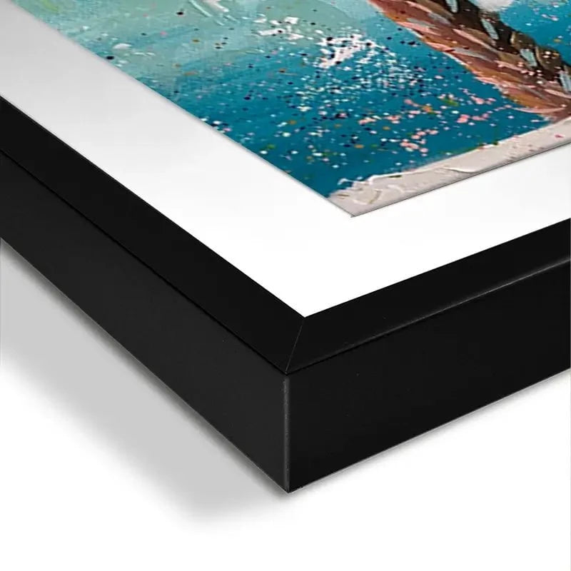 Colourful Palms Framed Art Print Colourful Palms Framed Art Print wall art product Estelle Grengs - Independent