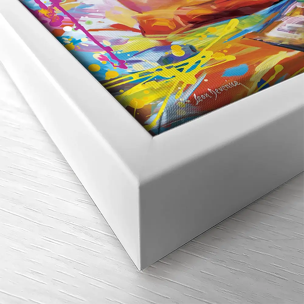 Colourful Pulp Fiction Canvas Print Colourful Pulp Fiction Canvas Print wall art product Leon Devenice