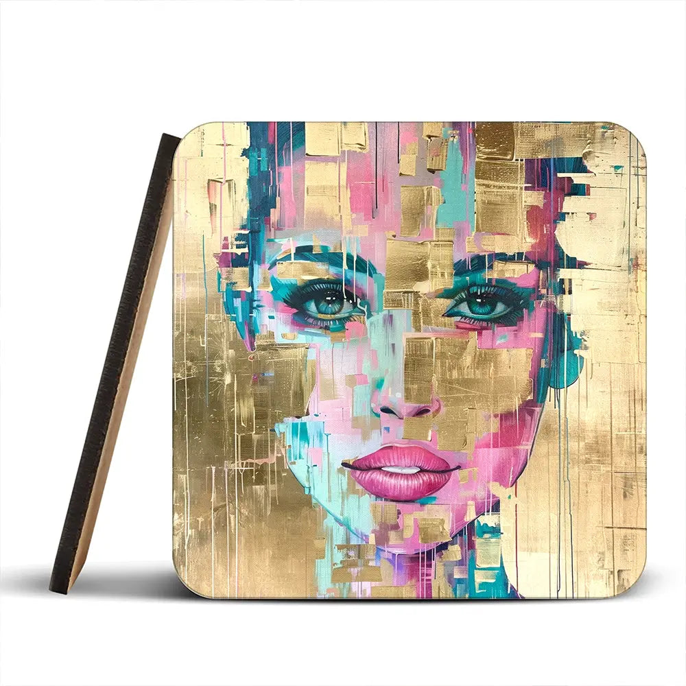 Colourful Radiance Coaster Set Colourful Radiance Coaster Set wall art product Svetlana Aleynikova