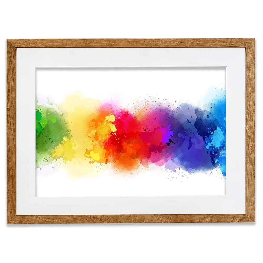 Colourful Rainbow Framed Art Print Colourful Rainbow Framed Art Print wall art product MiTo Design / Shutterstock