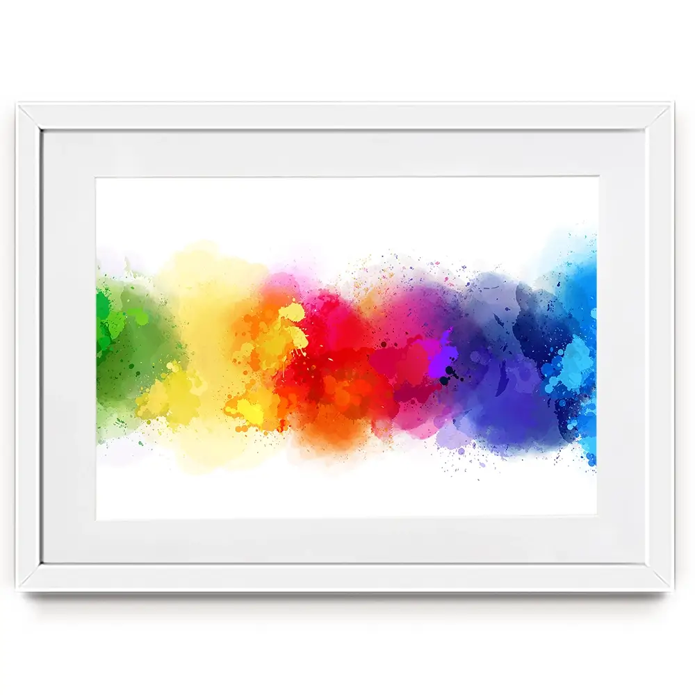 Colourful Rainbow Framed Art Print Colourful Rainbow Framed Art Print wall art product MiTo Design / Shutterstock