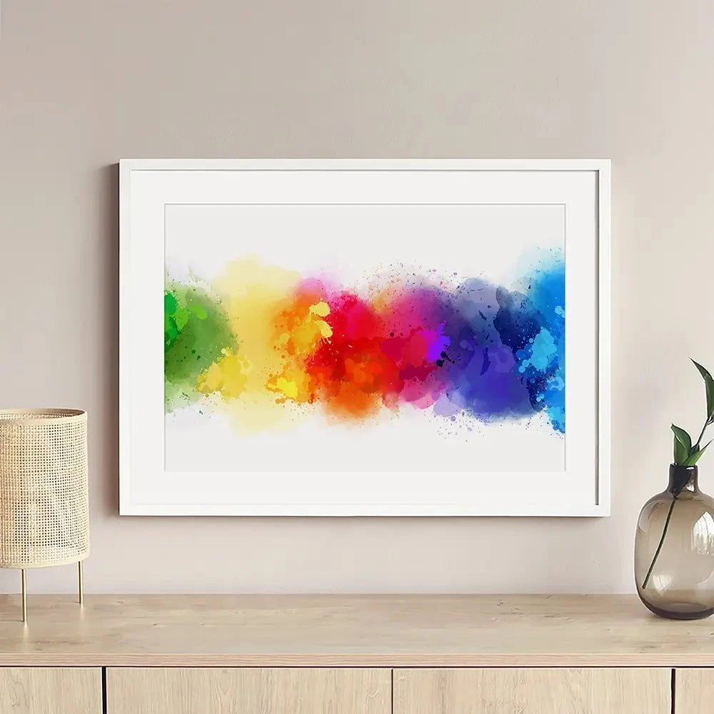 Colourful Rainbow Framed Art Print Colourful Rainbow Framed Art Print wall art product MiTo Design / Shutterstock