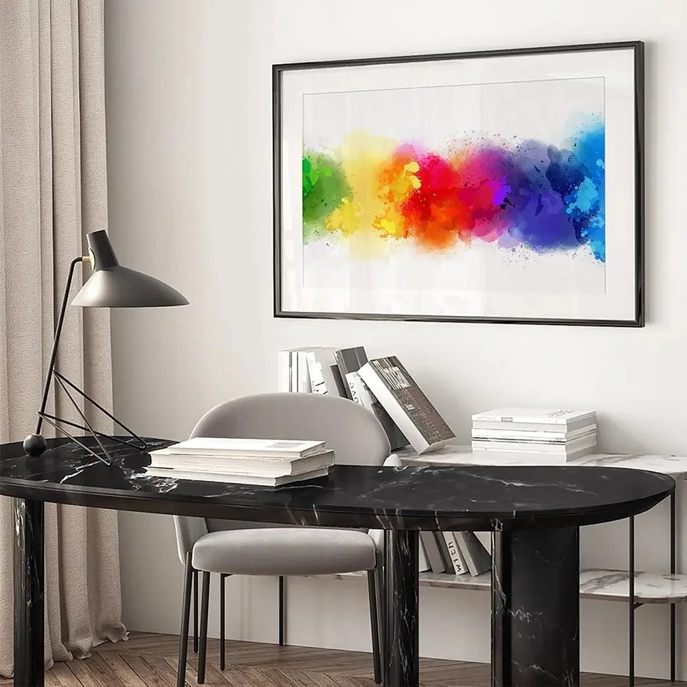Colourful Rainbow Framed Art Print Colourful Rainbow Framed Art Print wall art product MiTo Design / Shutterstock