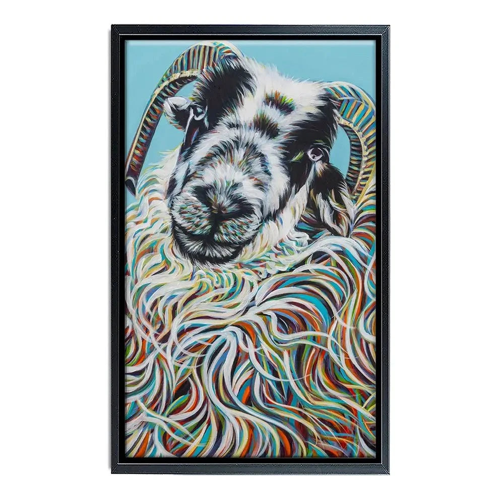 Colourful Ram Canvas Print Colourful Ram Canvas Print wall art product Carolee Vitaletti