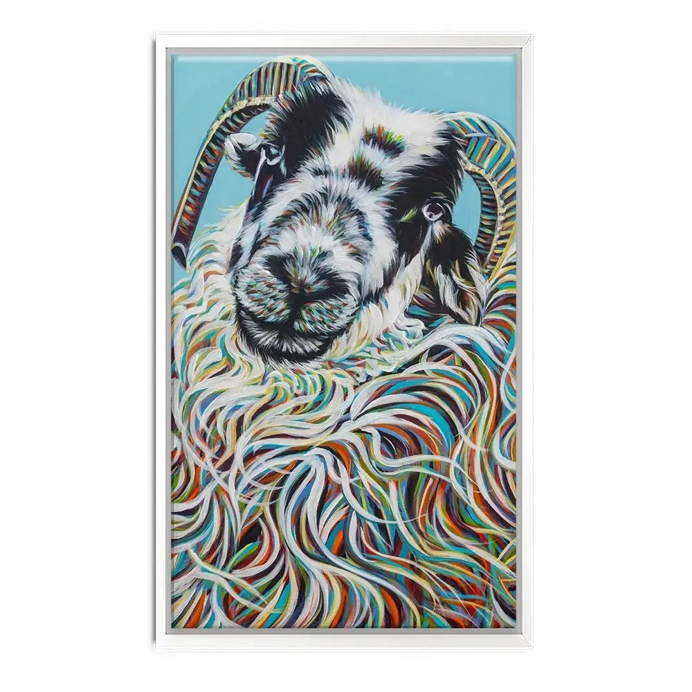 Colourful Ram Canvas Print Colourful Ram Canvas Print wall art product Carolee Vitaletti