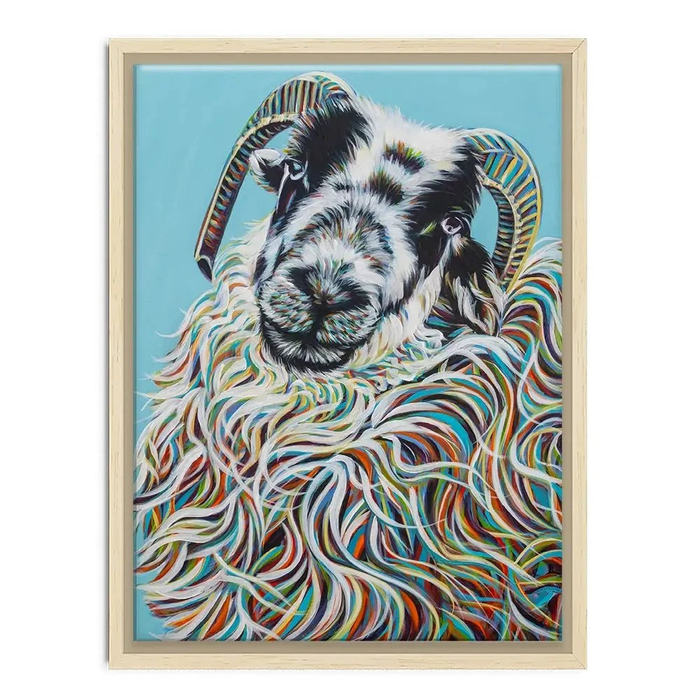Colourful Ram Canvas Print Colourful Ram Canvas Print wall art product Carolee Vitaletti