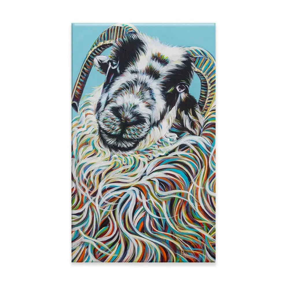 Colourful Ram Canvas Print Colourful Ram Canvas Print wall art product Carolee Vitaletti
