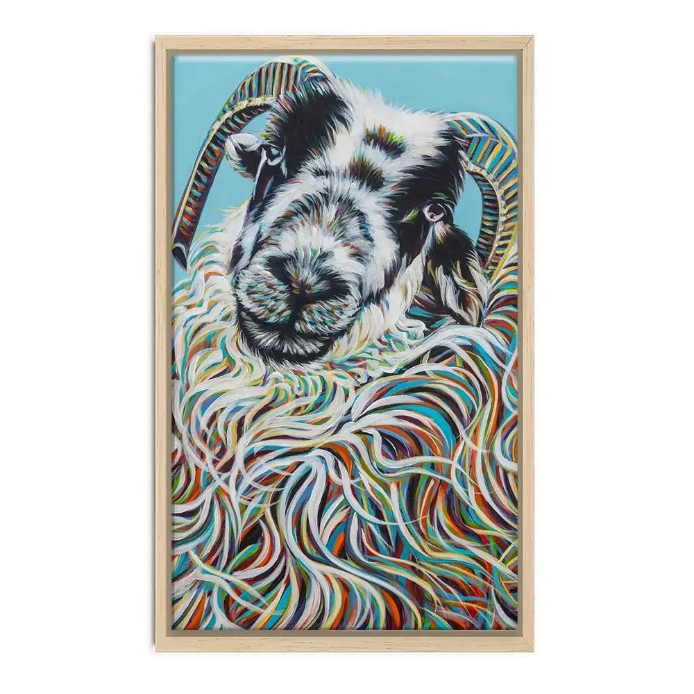 Colourful Ram Canvas Print Colourful Ram Canvas Print wall art product Carolee Vitaletti