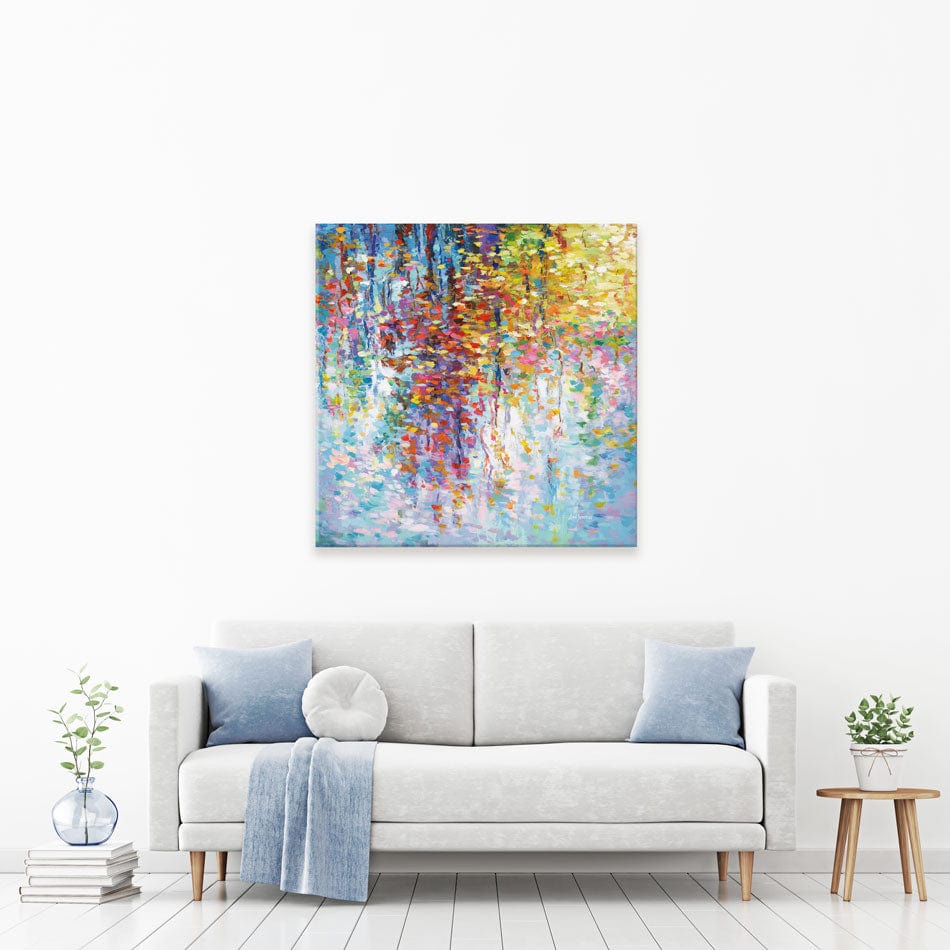 Colourful Reflections 2 Canvas Print wall art product Leon Devenice