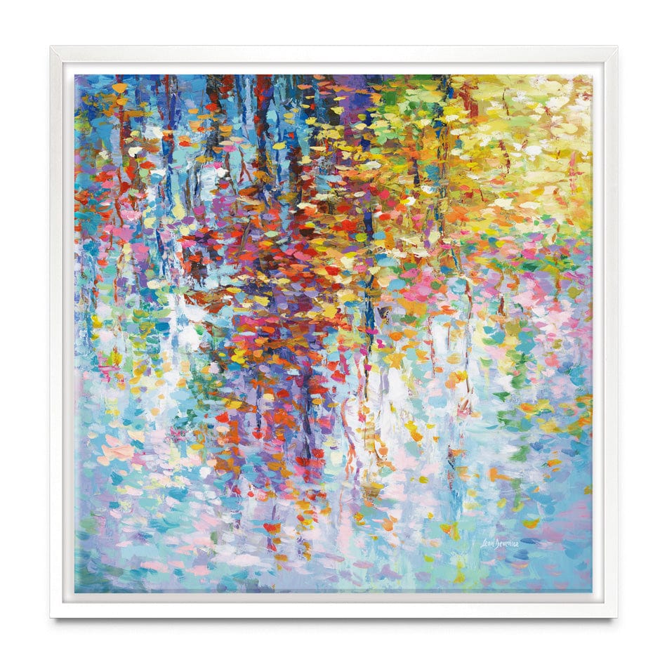 Colourful Reflections 2 Canvas Print wall art product Leon Devenice