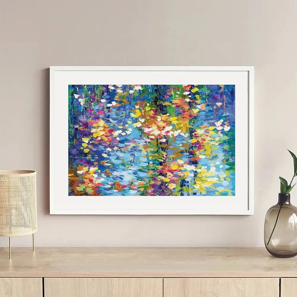 Colourful Reflections Framed Art Print Colourful Reflections Framed Art Print wall art product Leon Devenice