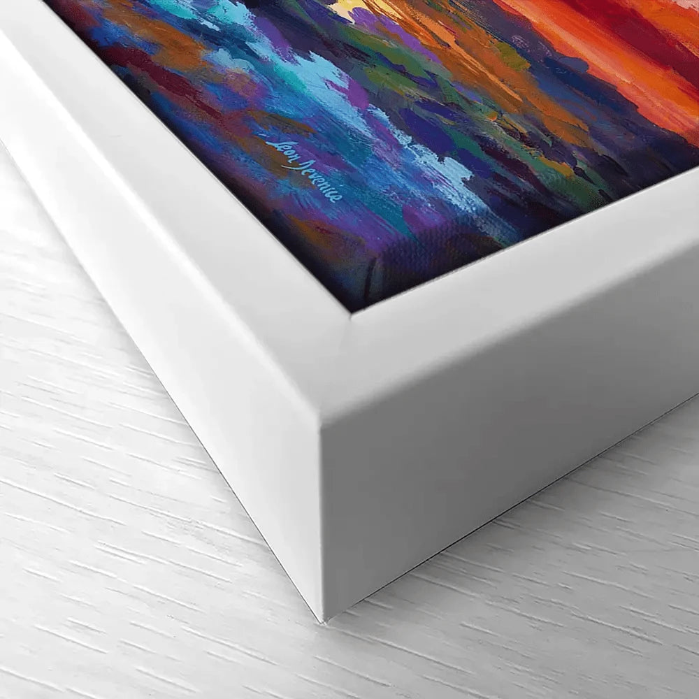 Colourful Sunset Canvas Print Colourful Sunset Canvas Print wall art product Leon Devenice