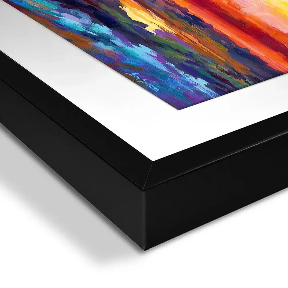Colourful Sunset Framed Art Print Colourful Sunset Framed Art Print wall art product Leon Devenice