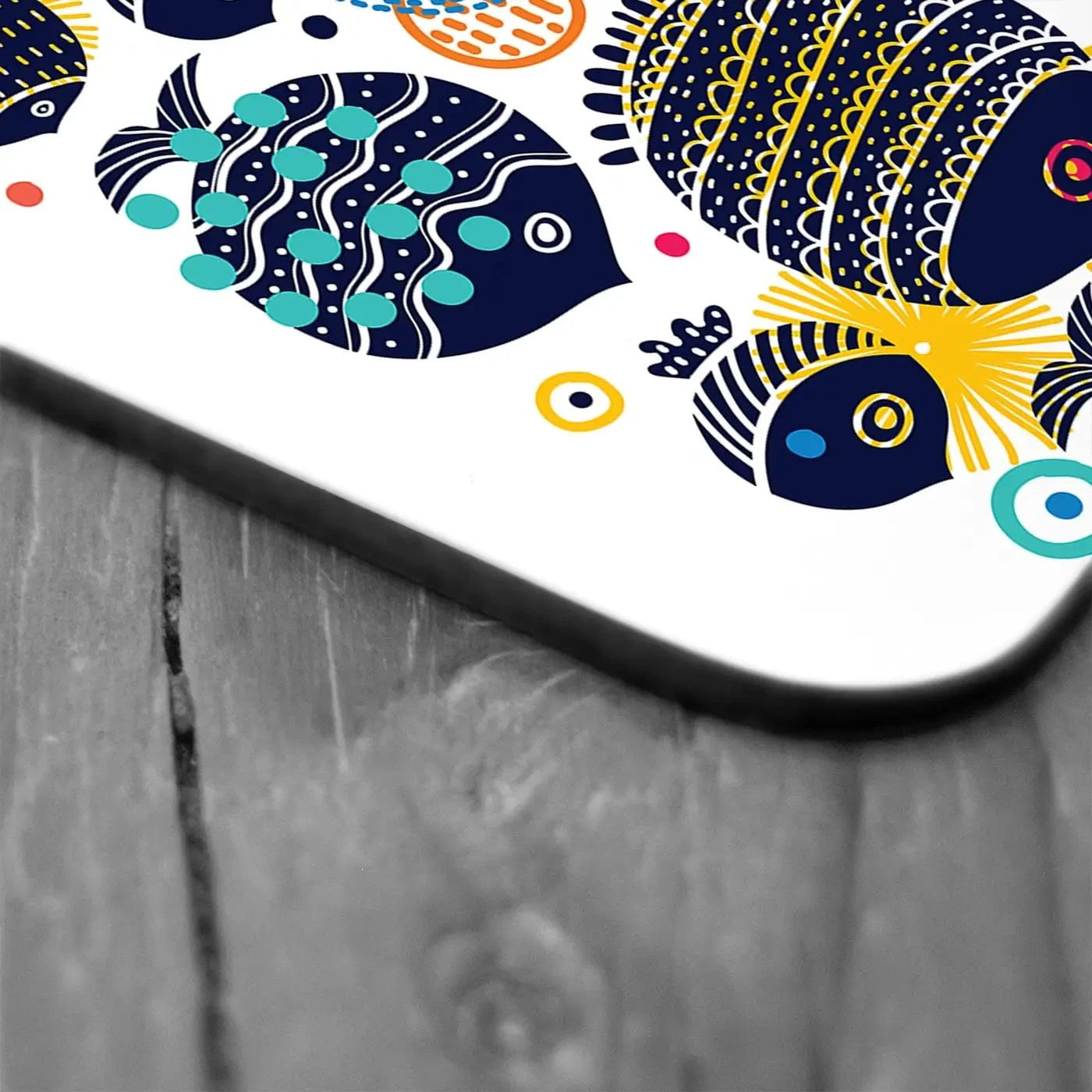 Colourful Swimming Fish Coaster Set Colourful Swimming Fish Coaster Set wall art product Vyazovskaya Julia / Shutterstock