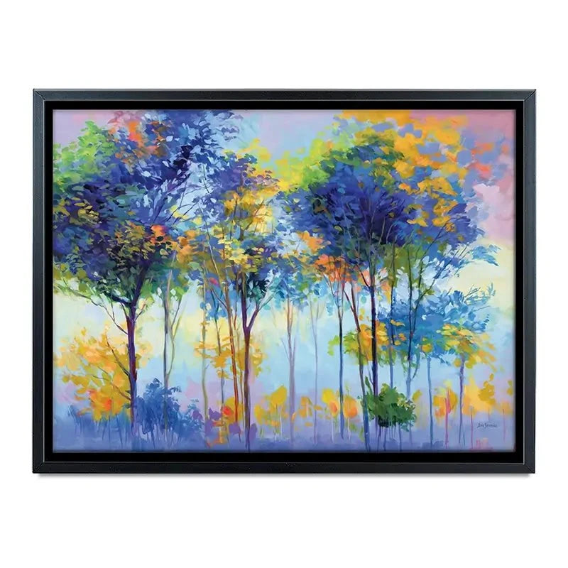 Colourful Tranquil Trees Canvas Print Colourful Tranquil Trees Canvas Print wall art product Leon Devenice