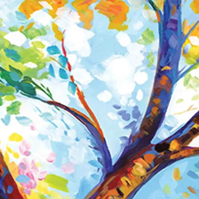 Colourful Tree Of Joy Framed Art Print Colourful Tree Of Joy Framed Art Print wall art product Leon Devenice