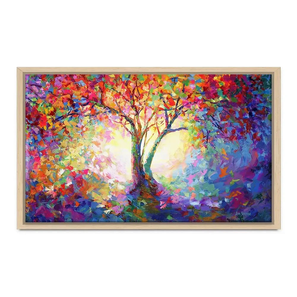 Colourful Tree Of Life Canvas Print Colourful Tree Of Life Canvas Print wall art product Leon Devenice