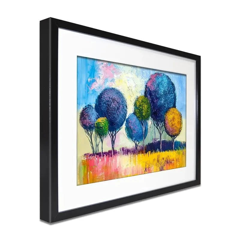 Colourful Trees Framed Art Print Colourful Trees Framed Art Print wall art product S-BELOV / Shutterstock