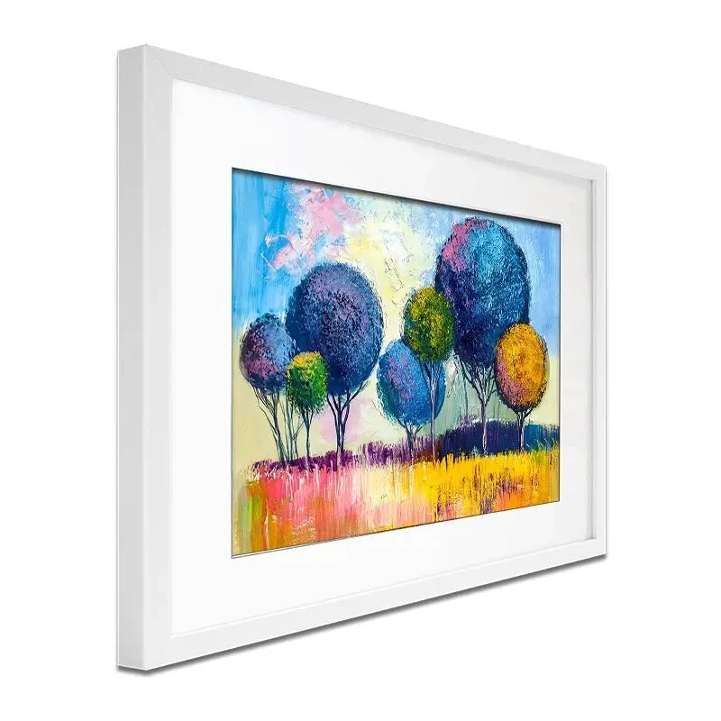 Colourful Trees Framed Art Print Colourful Trees Framed Art Print wall art product S-BELOV / Shutterstock
