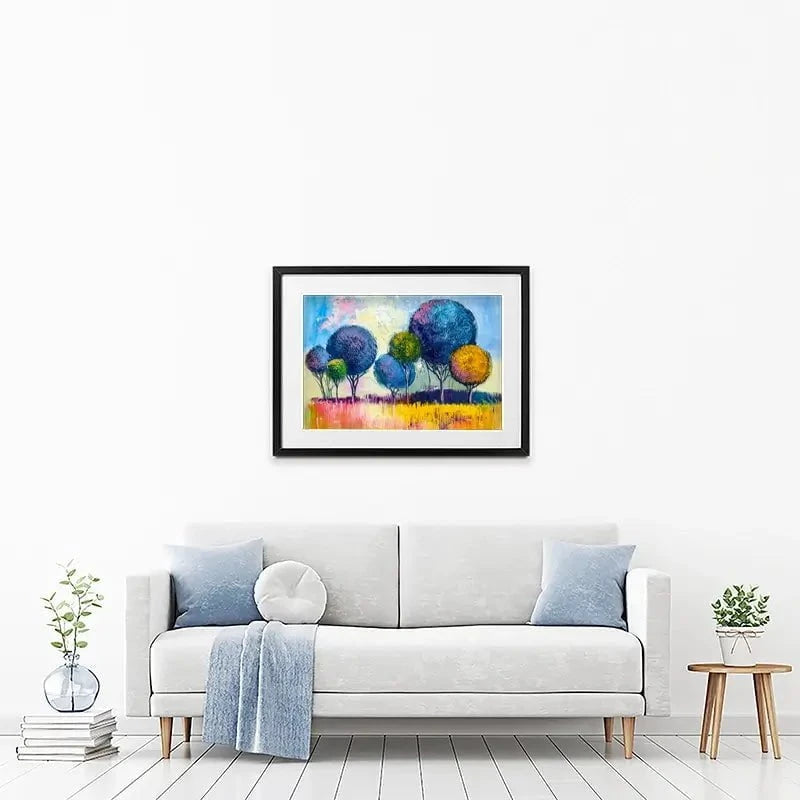 Colourful Trees Framed Art Print Colourful Trees Framed Art Print wall art product S-BELOV / Shutterstock