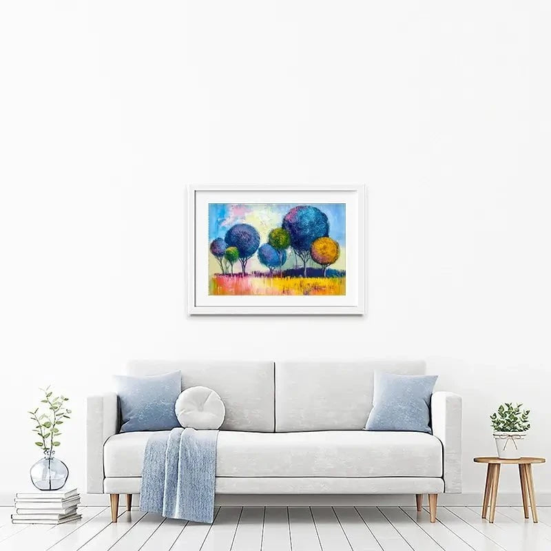 Colourful Trees Framed Art Print Colourful Trees Framed Art Print wall art product S-BELOV / Shutterstock