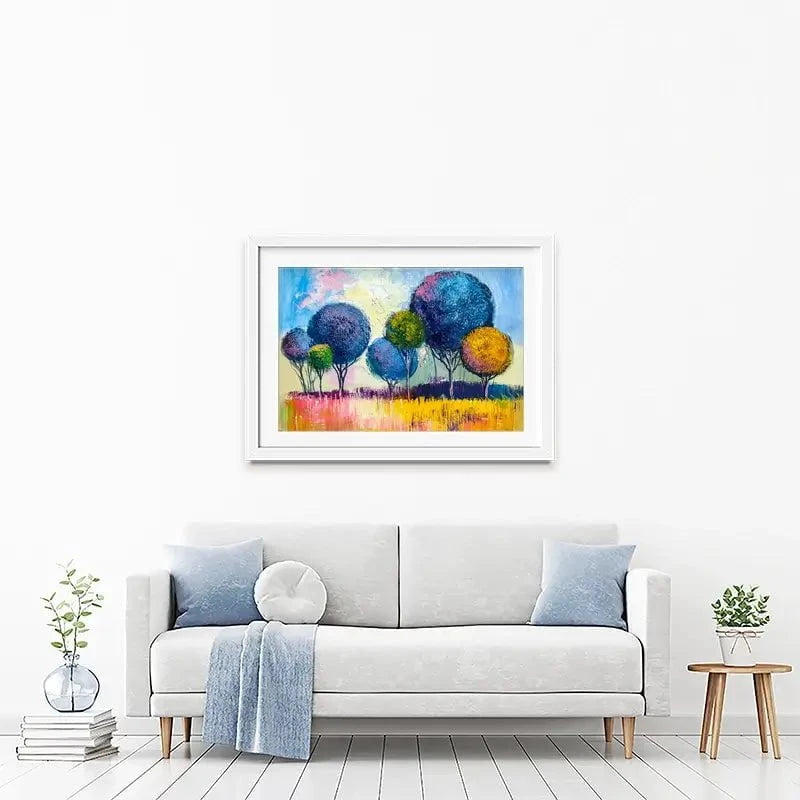 Colourful Trees Framed Art Print Colourful Trees Framed Art Print wall art product S-BELOV / Shutterstock