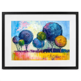 Colourful Trees Framed Art Print Colourful Trees Framed Art Print wall art product S-BELOV / Shutterstock