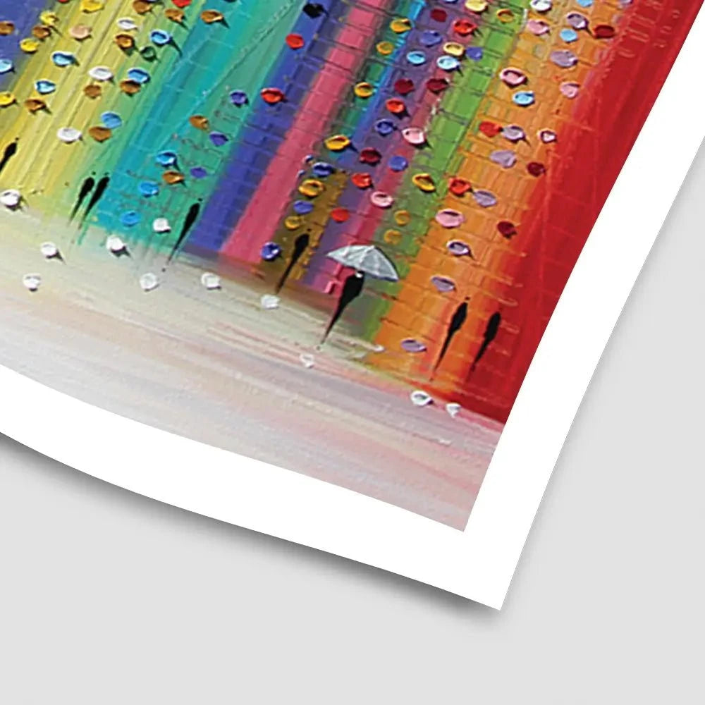Colourful Umbrellas Art Print Colourful Umbrellas Art Print wall art product Ekaterina Ermilkina