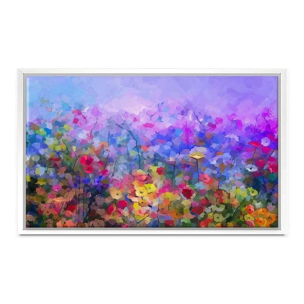 Colourful Wildflowers Canvas Print Colourful Wildflowers Canvas Print wall art product pluie_r / Shutterstock