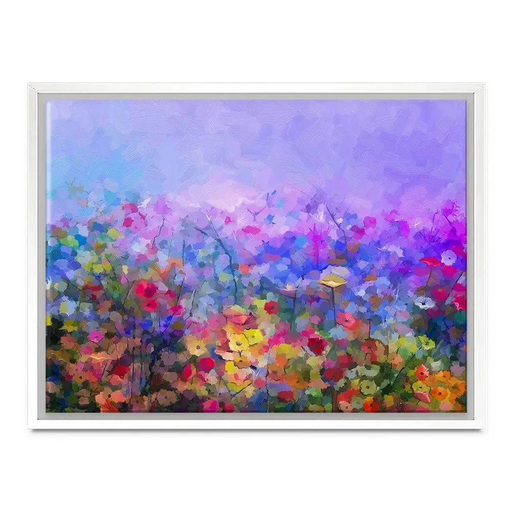 Colourful Wildflowers Canvas Print Colourful Wildflowers Canvas Print wall art product pluie_r / Shutterstock
