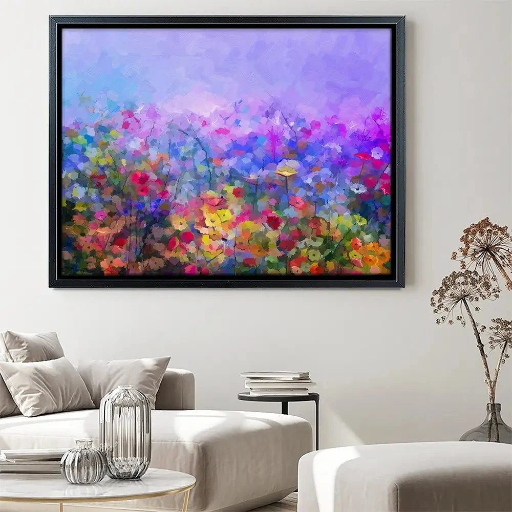Colourful Wildflowers Canvas Print Colourful Wildflowers Canvas Print wall art product pluie_r / Shutterstock