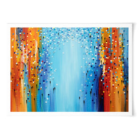 Colours Of The City Mood Art Print wall art product Ekaterina Ermilkina / Independent