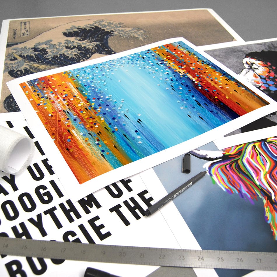 Colours Of The City Mood Art Print wall art product Ekaterina Ermilkina / Independent